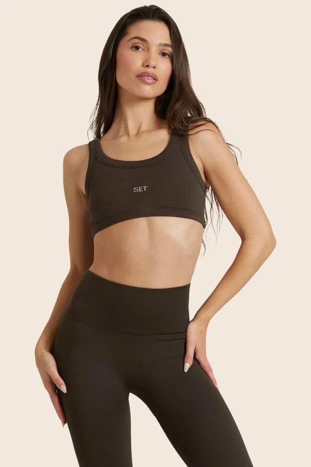 SET ACTIVE Activewear SCULPTFLEX POWER HOLD BRA 8211 ESPRESSO 8211 Women