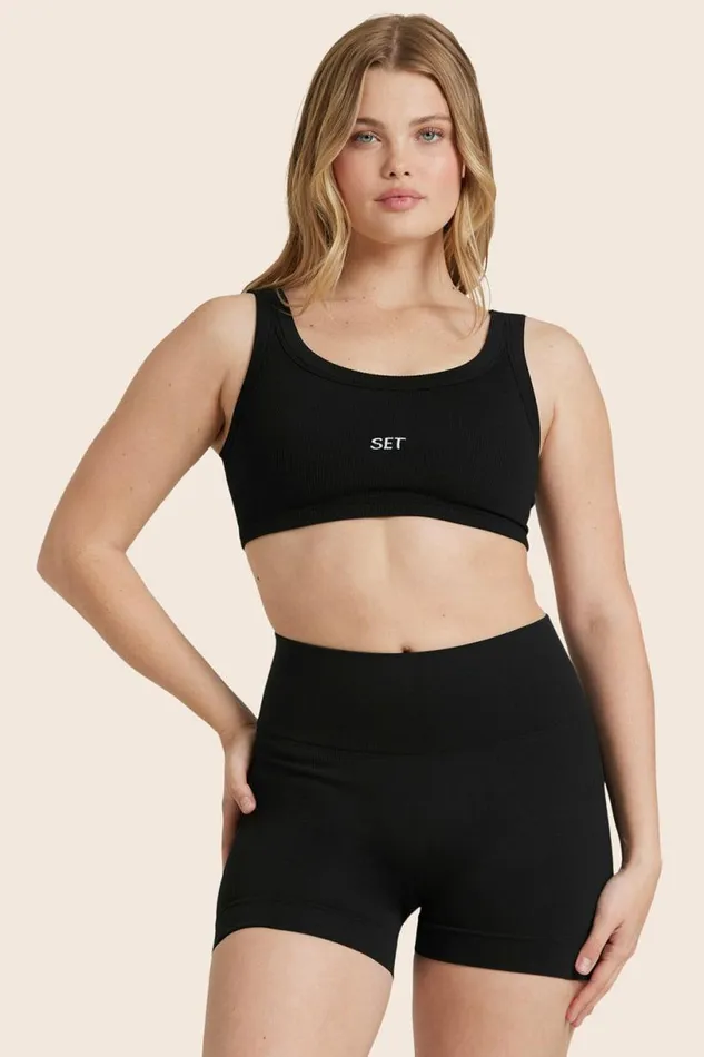 SET ACTIVE Activewear SCULPTFLEX POWER HOLD BRA 8211 ONYX 8211 Women