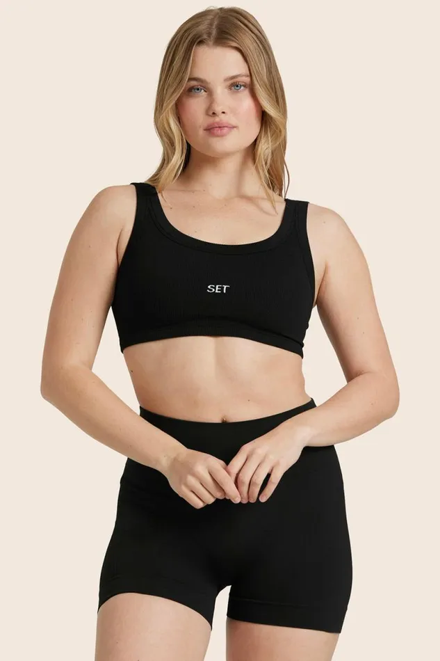 SET ACTIVE Activewear SCULPTFLEX POWER HOLD BRA 8211 ONYX 8211 Women