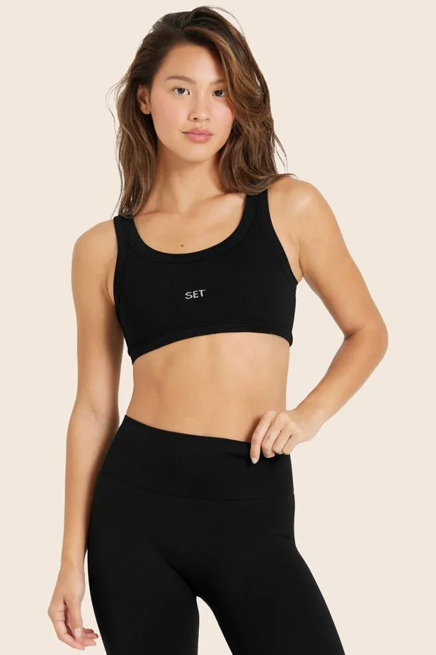 SET ACTIVE Activewear SCULPTFLEX POWER HOLD BRA 8211 ONYX 8211 Women