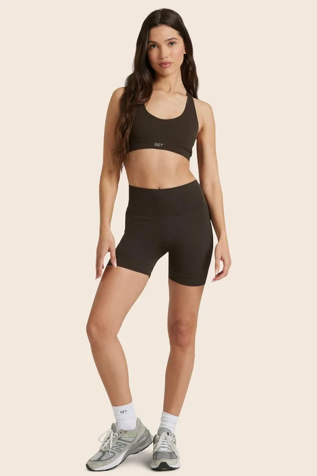 SET ACTIVE Activewear SCULPTFLEX POWER SHORTS 8211 ESPRESSO 8211 Women