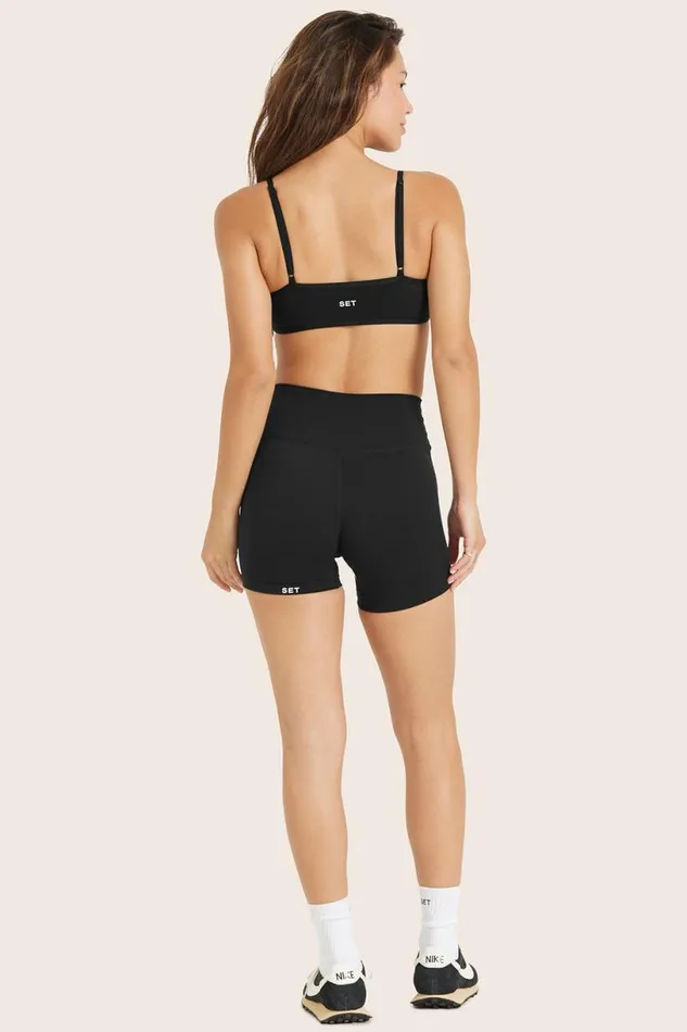 SET ACTIVE Activewear SPORTBODY SPORTY SHORTS 8211 ONYX 8211 Women