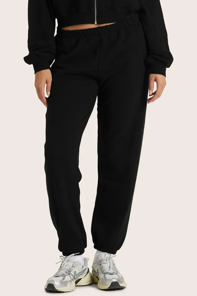 SET ACTIVE Bottoms LIGHTWEIGHT SWEATS CLASSIC POCKET SWEATPANTS 8211 ONYX 8211 Women