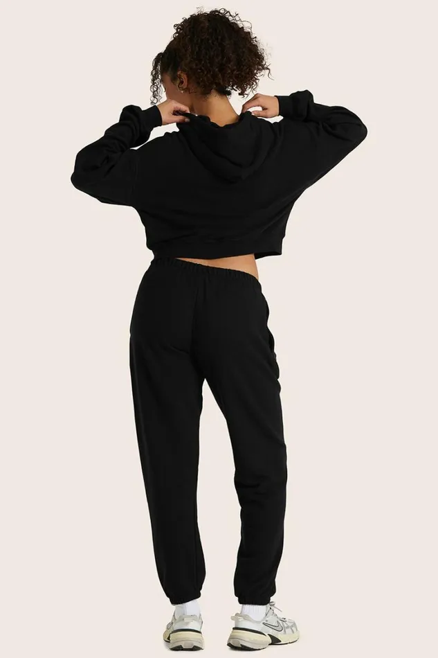 SET ACTIVE Bottoms LIGHTWEIGHT SWEATS CLASSIC POCKET SWEATPANTS 8211 ONYX 8211 Women
