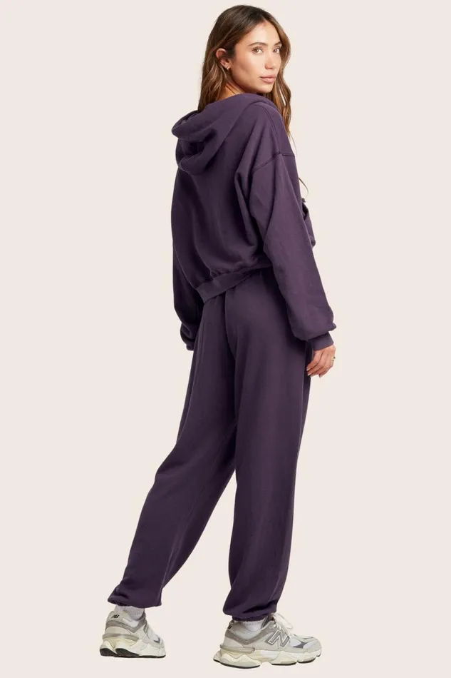 SET ACTIVE Bottoms LIGHTWEIGHT SWEATS CLASSIC SWEATPANTS 8211 PLUM 8211 Women