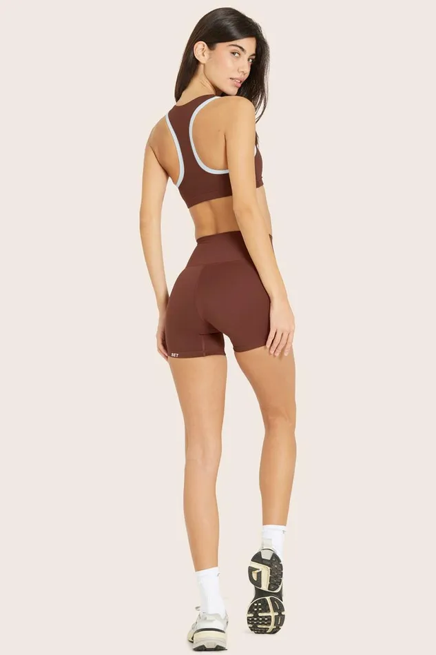 SET ACTIVE Bottoms SPORTBODY SPORTY SHORTS 8211 COLA 8211 Women
