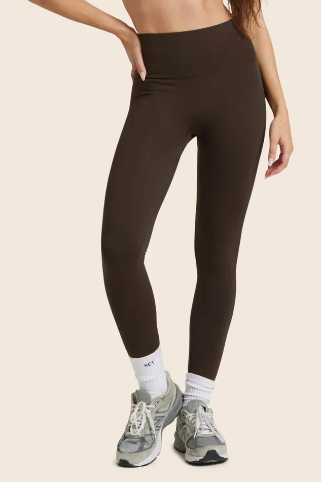 SET ACTIVE Leggings SCULPTFLEX POWER HIGHRISE LEGGINGS 8211 ESPRESSO 8211 Women