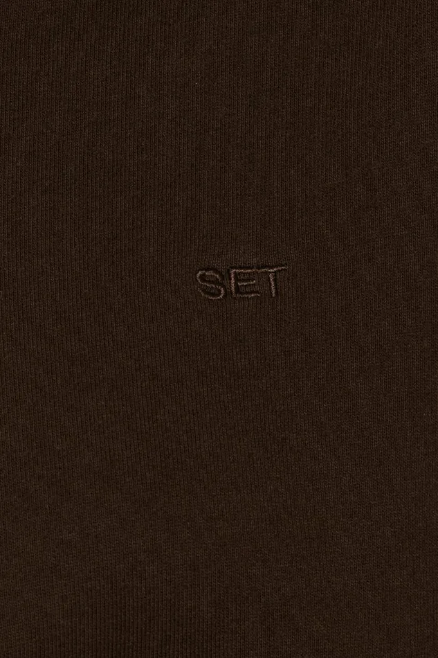 SET ACTIVE Sweats HEAVYWEIGHT SWEATS HOODIE 8211 ESPRESSO 8211 Women