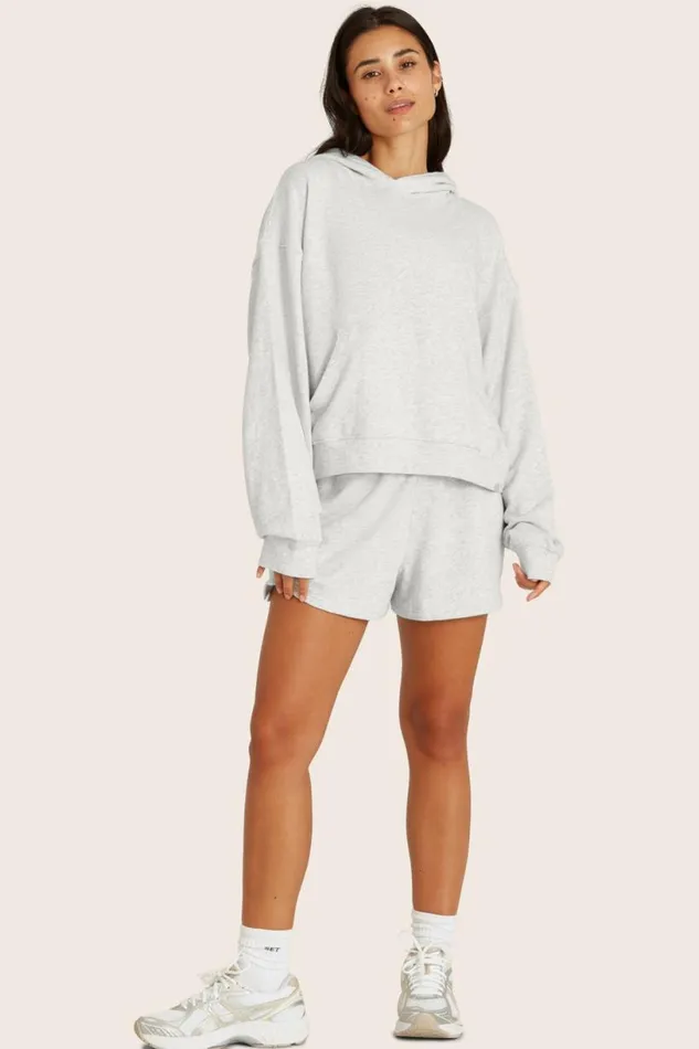 SET ACTIVE Tops LIGHTWEIGHT SWEATS CLASSIC HOODIE 8211 HEATHER GREY 8211 Women