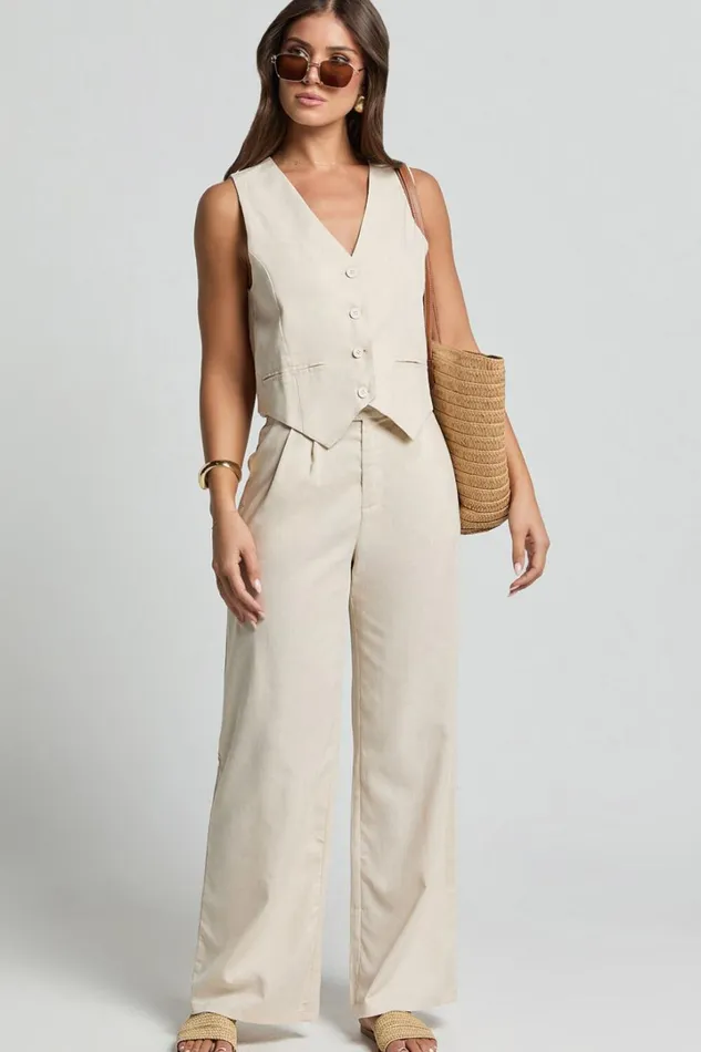 Seven Wonders 8211 Zephy Pant In Sand Women Showpo Pants