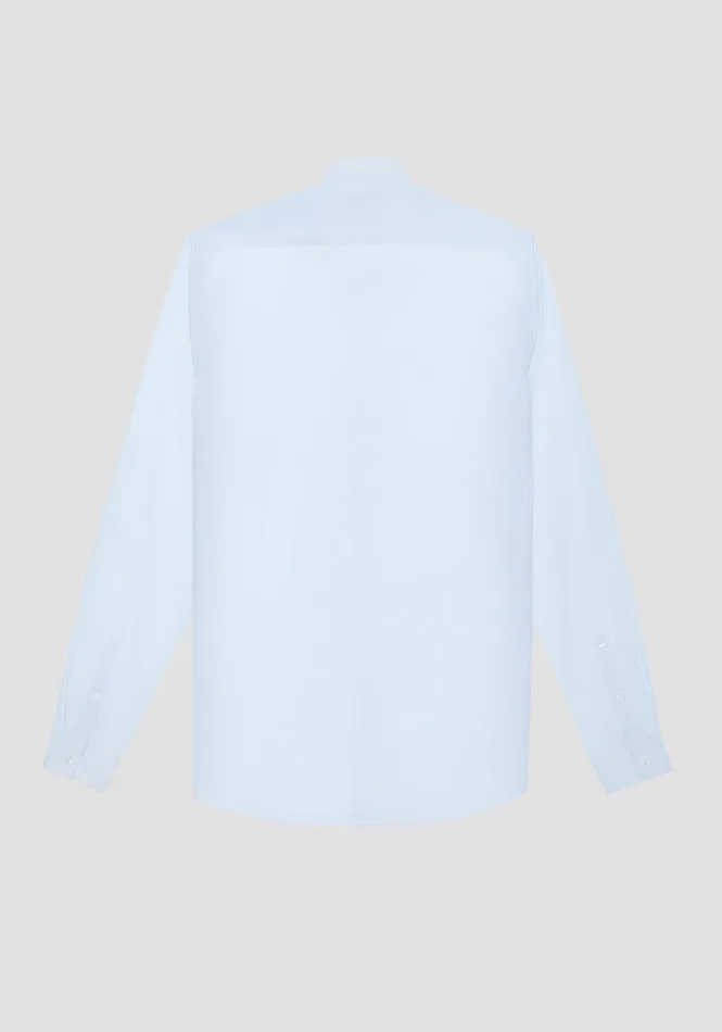 Shirts Men Antony Morato Easy Iron Soft Touch Cotton Slim Fit Seoul Shirt Sky