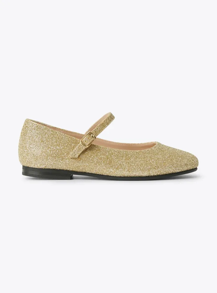 Shoes Girl 216 Il Gufo Glitter Ballet Flats