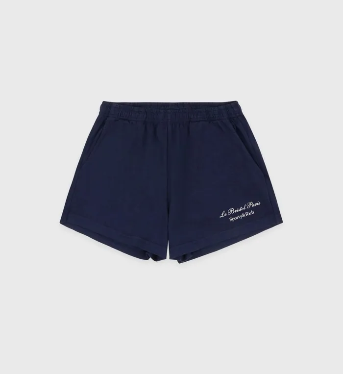 Shorts Women Sporty and Rich Faubourg Disco Short 8211 NavyCream