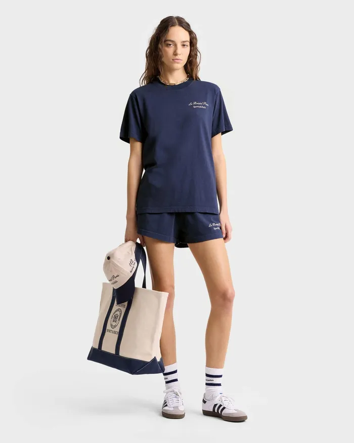 Shorts Women Sporty and Rich Faubourg Disco Short 8211 NavyCream