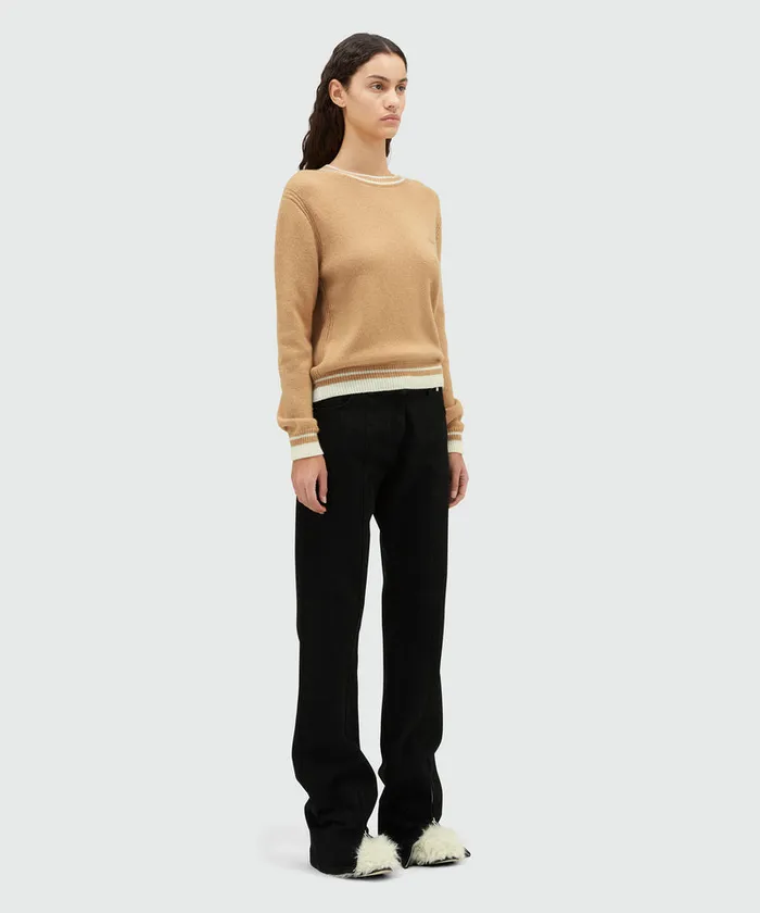Signature Cashemre Blend Sweater Women MSGM Knitwear
