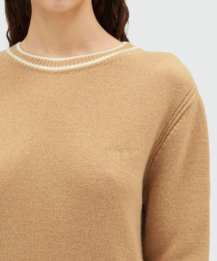 Signature Cashemre Blend Sweater Women MSGM Knitwear