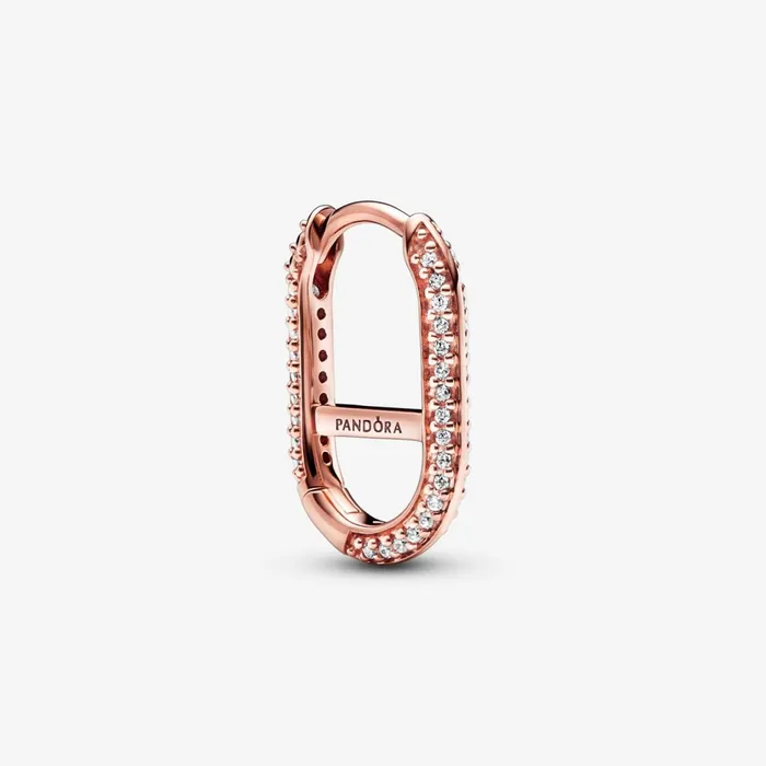 Single Earrings Women Pandora Online ME Pav Link Single Earring Rose Gold Plated