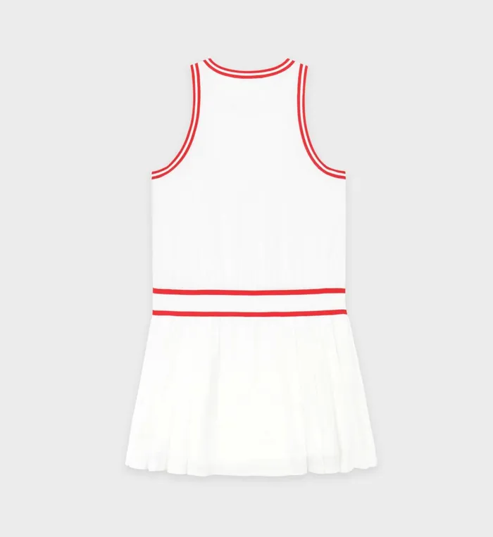 Skirts and Dresses Women Sporty and Rich SRC Phoebe Dress 8211 WhiteRed