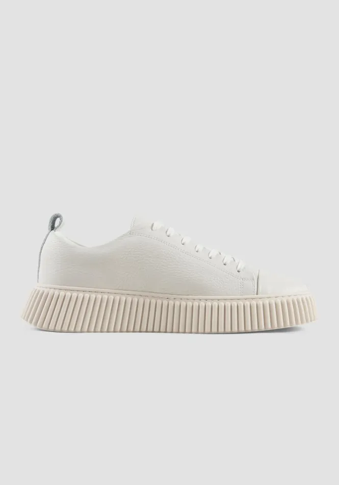 Sneakers Men Antony Morato Allen Sneakers In Cream Leather Cream