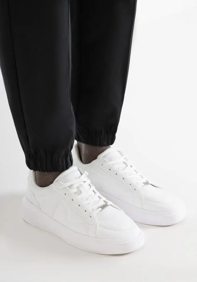 Sneakers Men Antony Morato Fabian Sneakers In White Faux Leather White