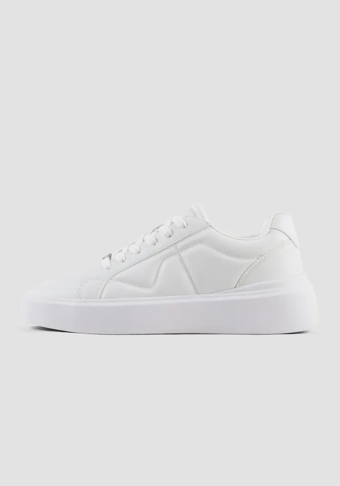 Sneakers Men Antony Morato Fabian Sneakers In White Faux Leather White