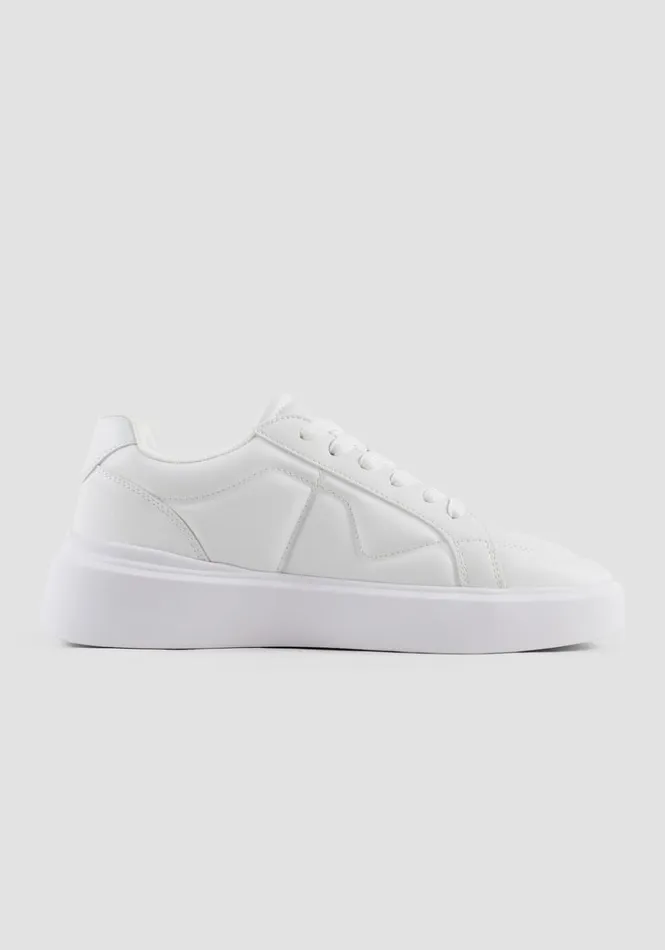 Sneakers Men Antony Morato Fabian Sneakers In White Faux Leather White