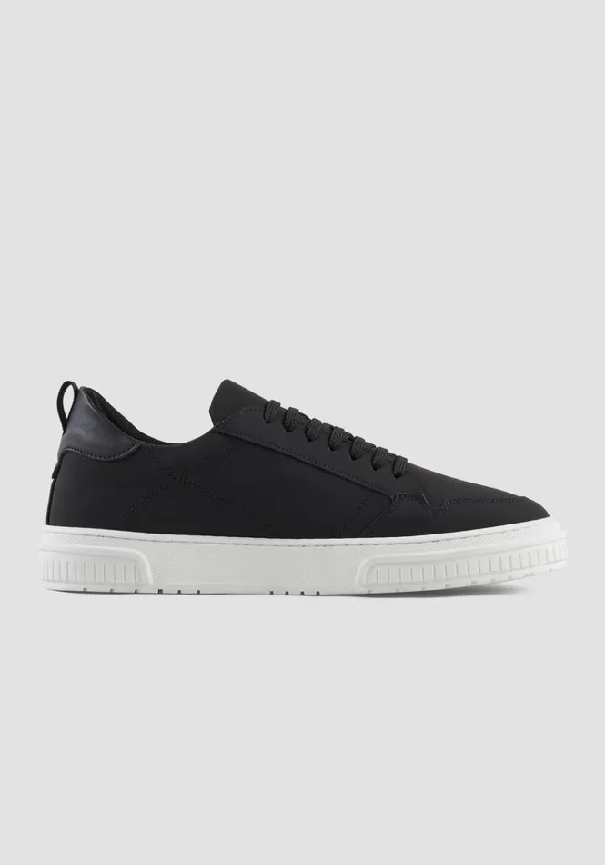 Sneakers Men Antony Morato Wheaton Cup Sneakers In Recycled Nabuk Black