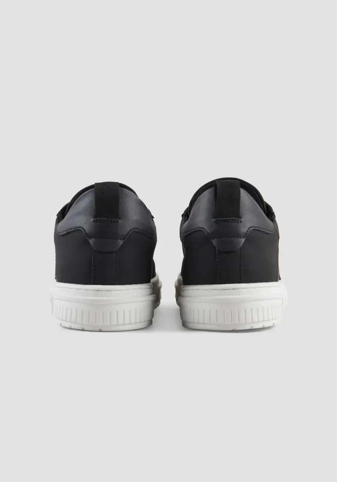 Sneakers Men Antony Morato Wheaton Cup Sneakers In Recycled Nabuk Black
