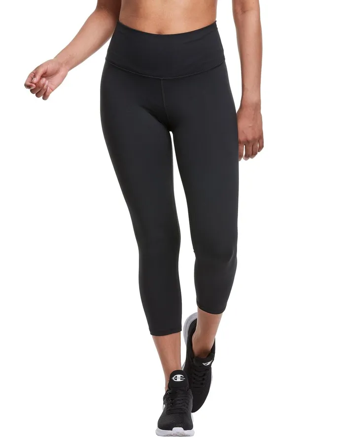 Soft Touch Capri Leggings 21034 Black Women Champion Leggings