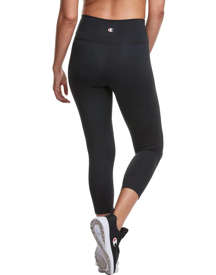 Soft Touch Capri Leggings 21034 Black Women Champion Leggings