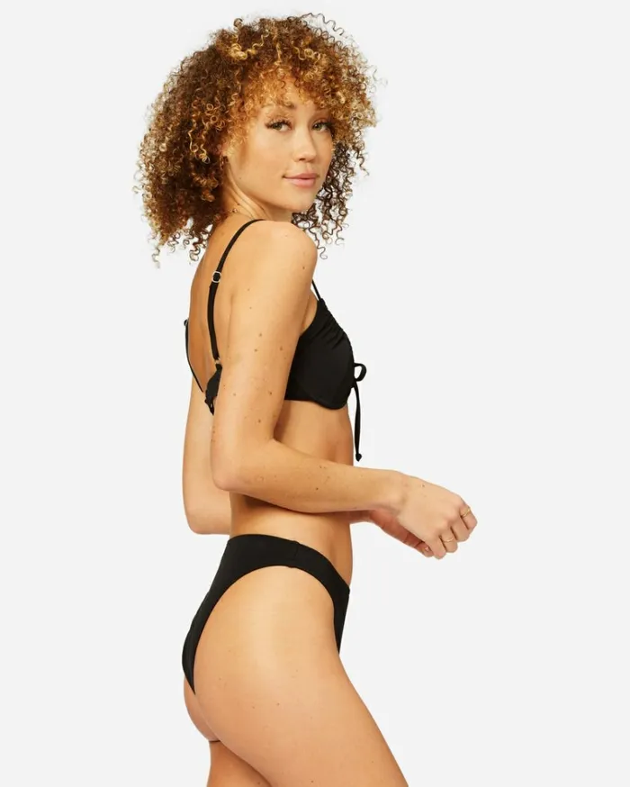 Sol Searcher Havana Skimpy Bikini Bottoms Black Pebble Women Billabong Bikinis