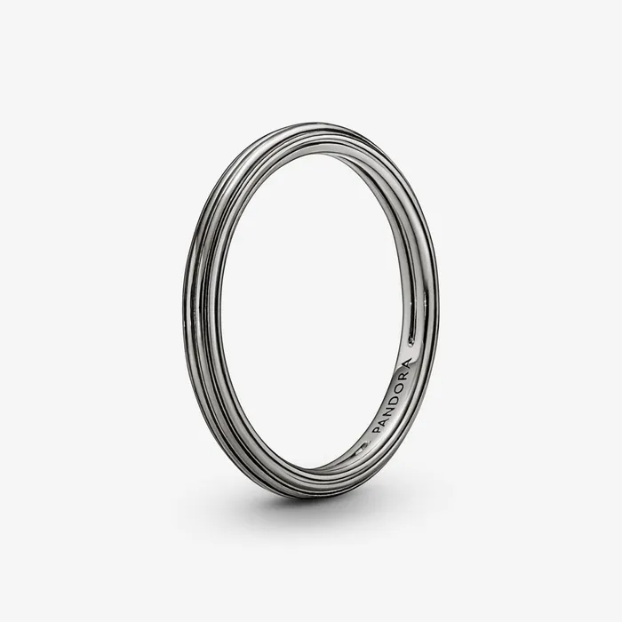 Stackable Rings Women Pandora Online ME Ring Ruthenium Plated
