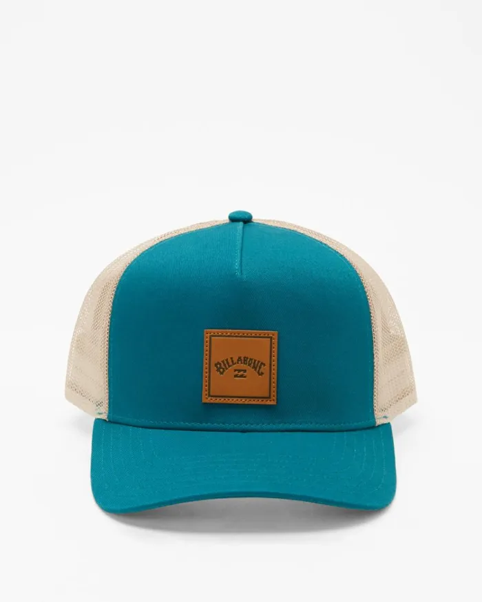Stacked Trucker Hat Deep Teal Men Billabong Hats