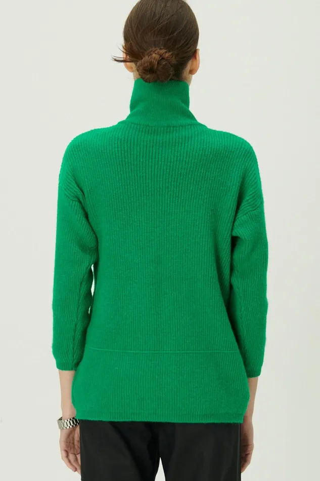 Storets Aurora Half Zip SweaterMini Dress Women Mini Dresses
