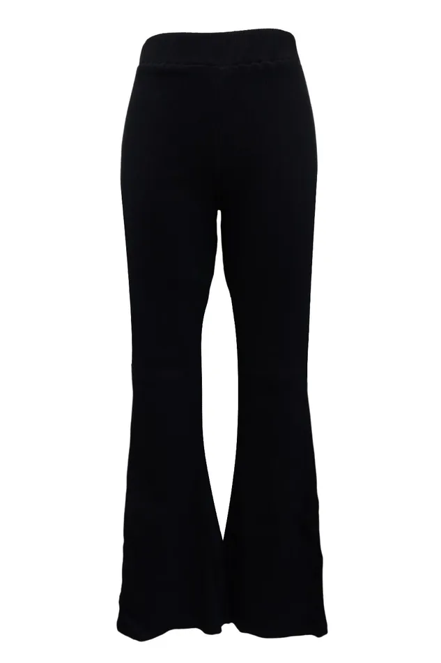 Storets Ava Ribbed Bootcut Pants Women Trousers