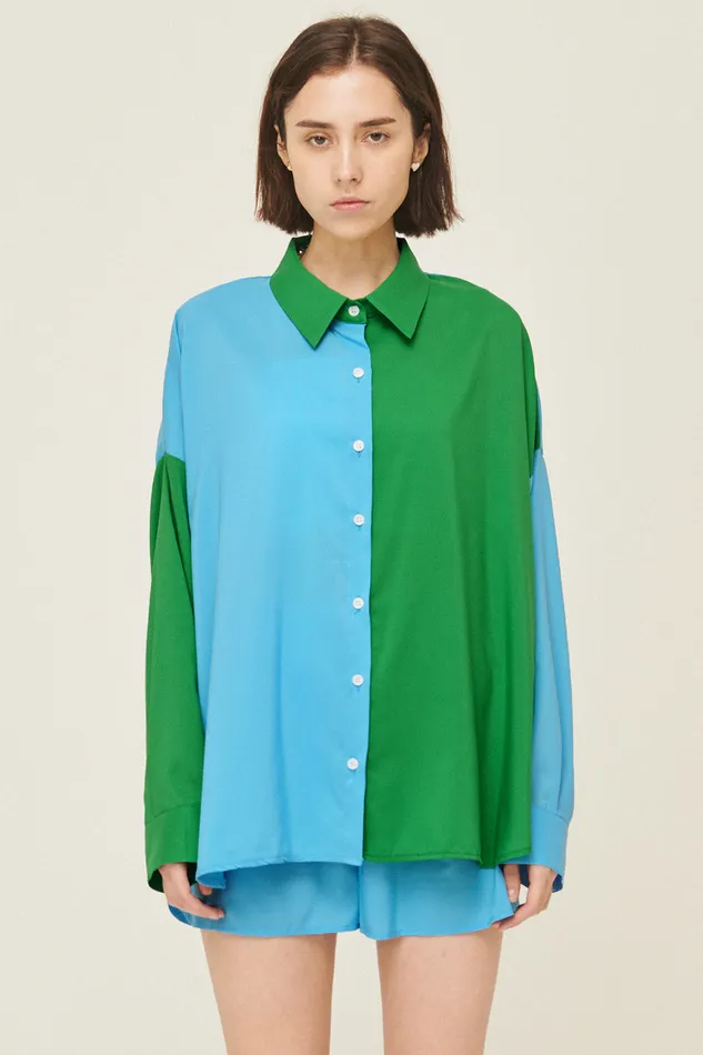 Storets Bria Lounge Shirt And Shorts Set Women Shirts and Blouses