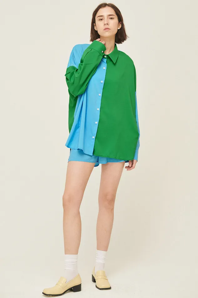 Storets Bria Lounge Shirt And Shorts Set Women Shirts and Blouses