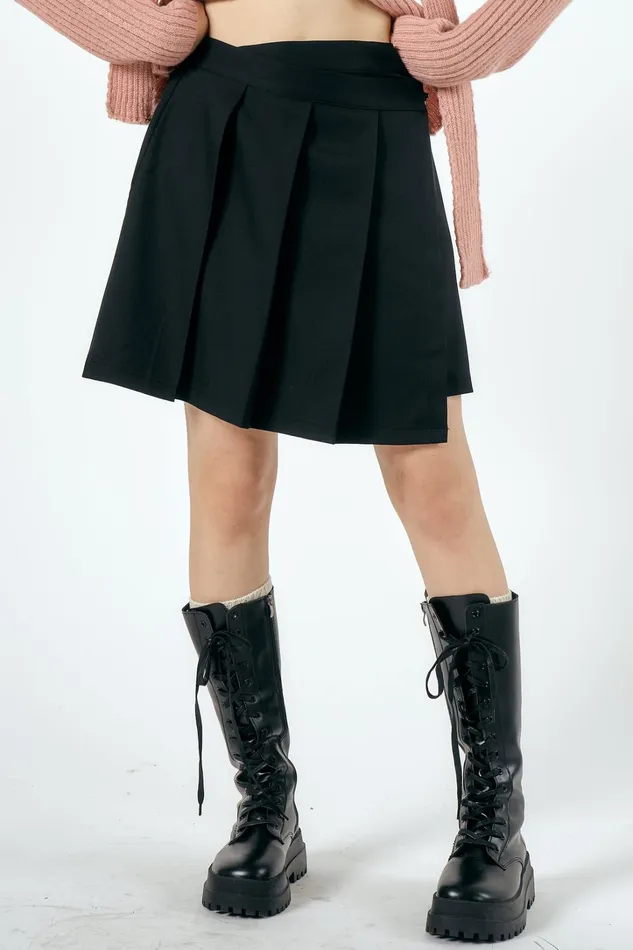 Storets Caley Pleated Wrap Skirt Women Skirts Storets Caley Pleated Wrap Skirt Women Skirts
