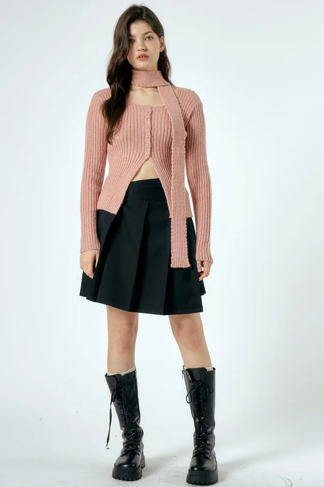 Storets Caley Pleated Wrap Skirt Women Skirts Storets Caley Pleated Wrap Skirt Women Skirts