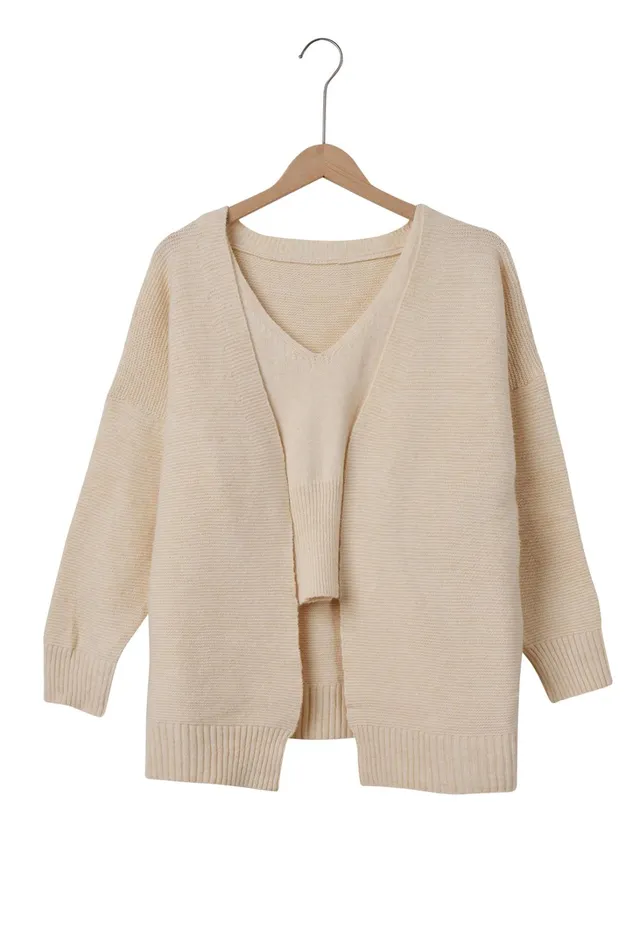 Storets Chantal Oversized Knitted Top And Cardi Set Women Sweaters and Knitwears Storets Chantal Oversized Knitted Top And Cardi Set Women Sweaters and Knitwears
