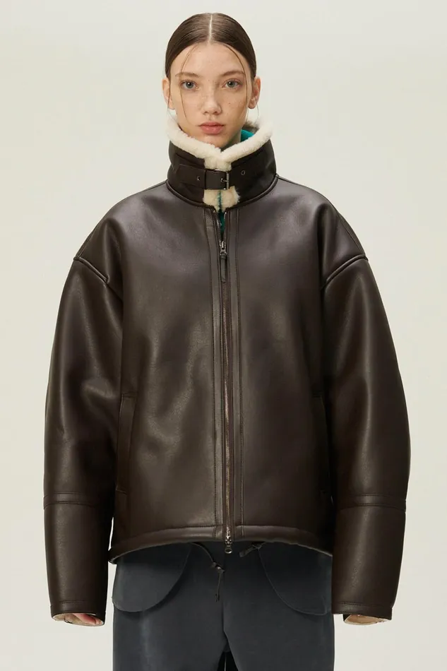 Storets Cia Oversized Aviator Jacket Women Jackets and Coats Storets Cia Oversized Aviator Jacket Women Jackets and Coats