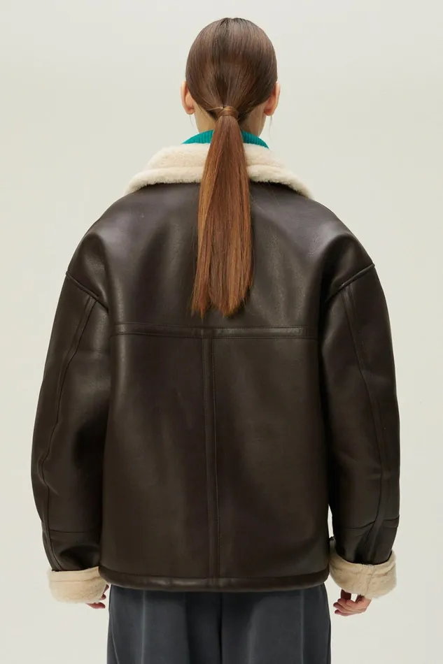 Storets Cia Oversized Aviator Jacket Women Jackets and Coats Storets Cia Oversized Aviator Jacket Women Jackets and Coats