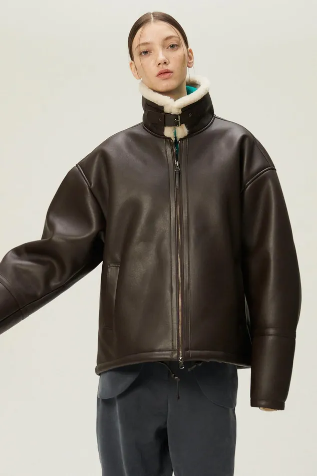 Storets Cia Oversized Aviator Jacket Women Jackets and Coats Storets Cia Oversized Aviator Jacket Women Jackets and Coats