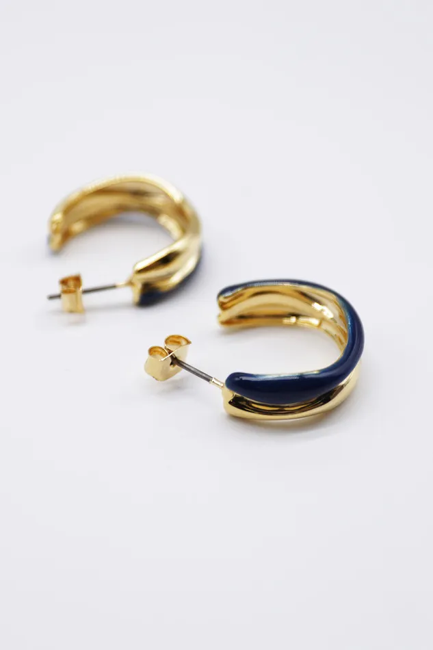 Storets Color Mix Hoop Earrings Women Jewelry
