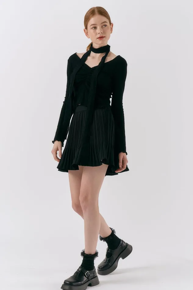 Storets Darby Pleated Skorts Women Skirts
