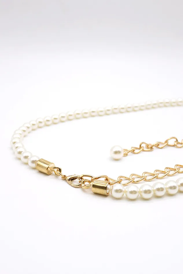 Storets Dream Pearl Chain Belt Women Others