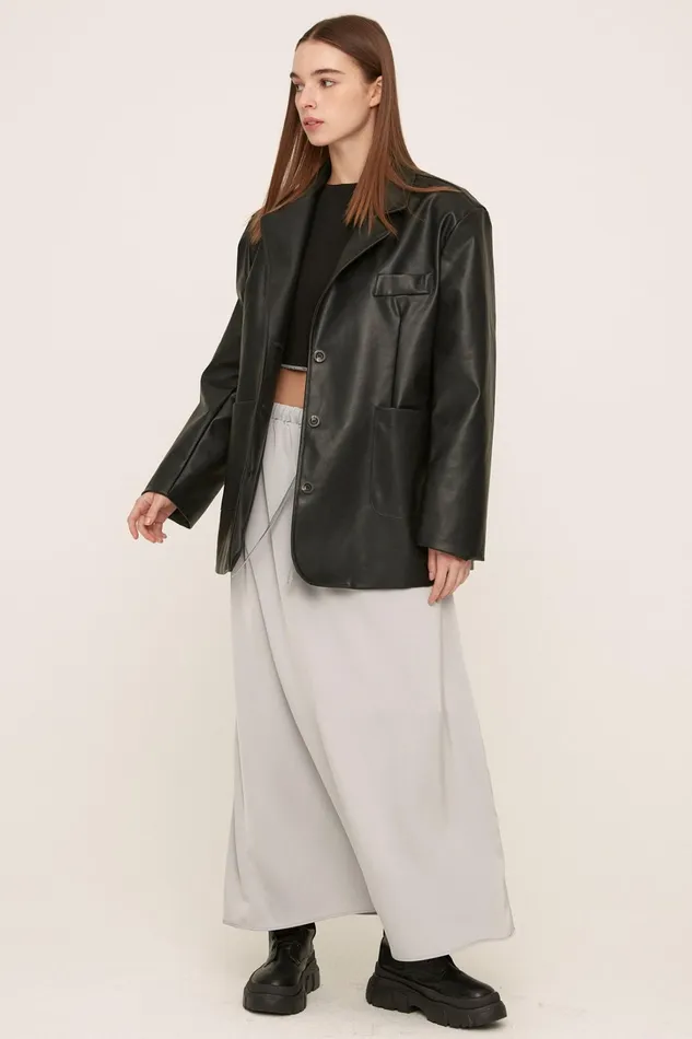 Storets Elia Satin Maxi Skirt Women Skirts Storets Elia Satin Maxi Skirt Women Skirts