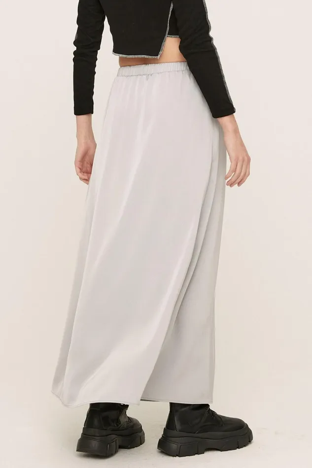 Storets Elia Satin Maxi Skirt Women Skirts Storets Elia Satin Maxi Skirt Women Skirts