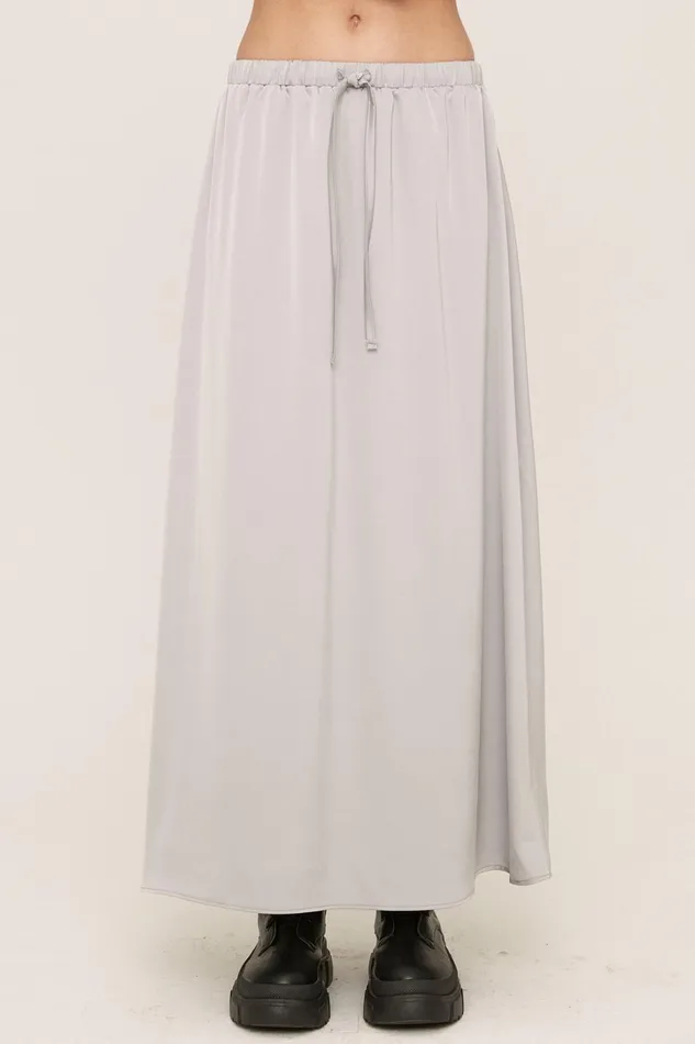 Storets Elia Satin Maxi Skirt Women Skirts Storets Elia Satin Maxi Skirt Women Skirts