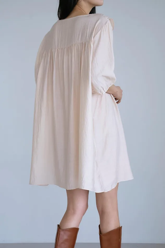 Storets Ellen Ruffle Day Dress Women Mini Dresses Storets Ellen Ruffle Day Dress Women Mini Dresses
